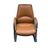 Classic Leather Wooden Chair