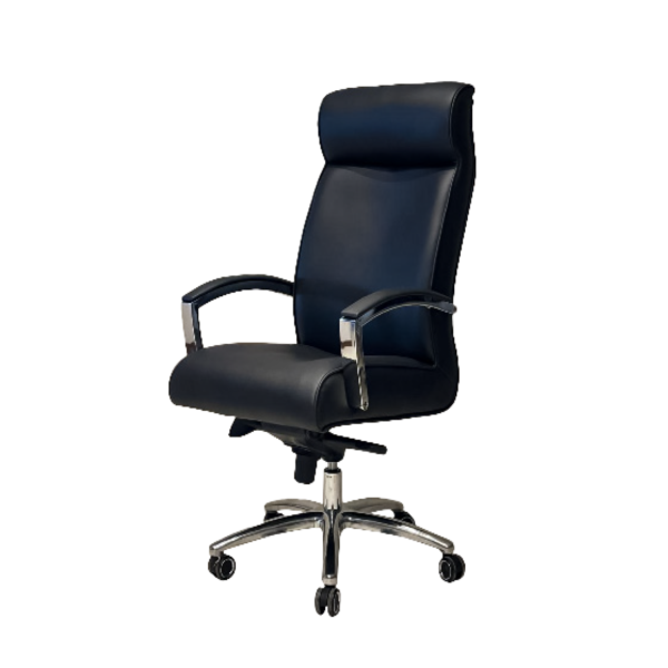 Modern Leather Wooden Chair
