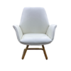 Modern Leather Wooden Chair