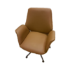 Modern Leather Wooden Chair
