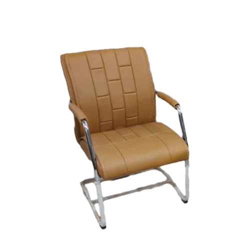 Modern Leather Wooden Chair