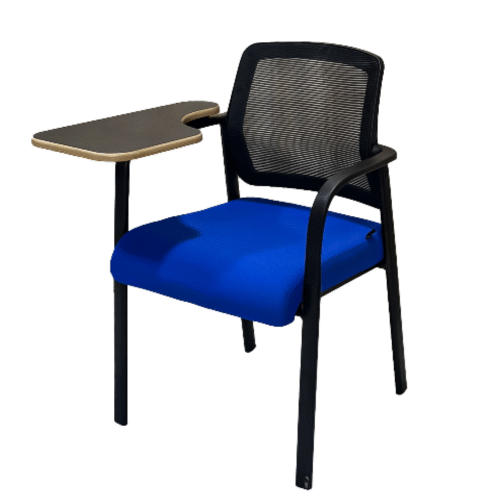 modern black and blue class mesh chair black and blue