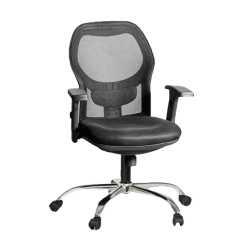Ergonomic Black medical mesh chair with breathable material130×50×60 Cm - Black