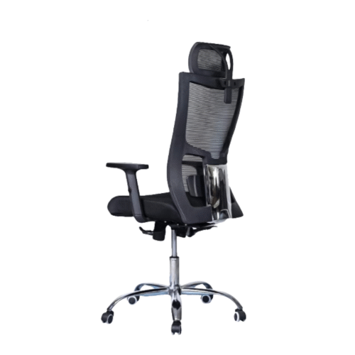 Ergonomic Black medical mesh chair with breathable material