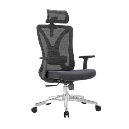 Office Desk Chairs Conference Office Chair Ergonomics Computer Chair Breathable Mesh Chair Armchair with Adjustable Headrest & Lumbar Support Home Office Task Chair