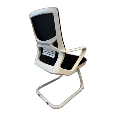 Adjustable Office Chair, Black and white, 24W x 50L cm