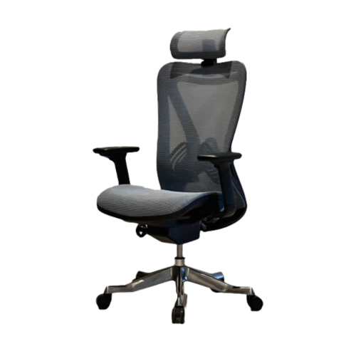 Ergonomic black medical mesh chair with breathable material