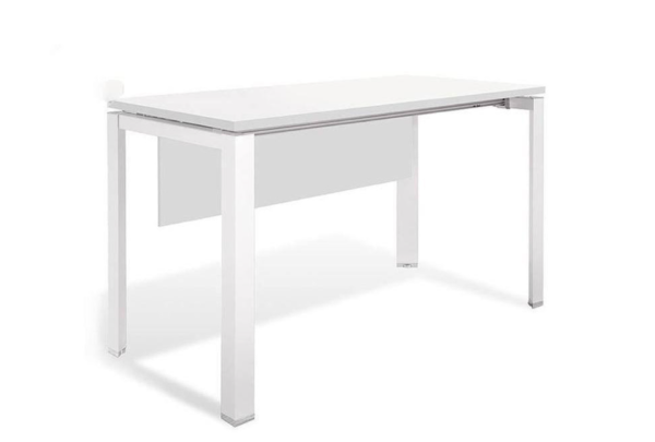 Desk with a distinctive design made of MDF wood and acrylic veneer, starting from a size of 100 cm.
