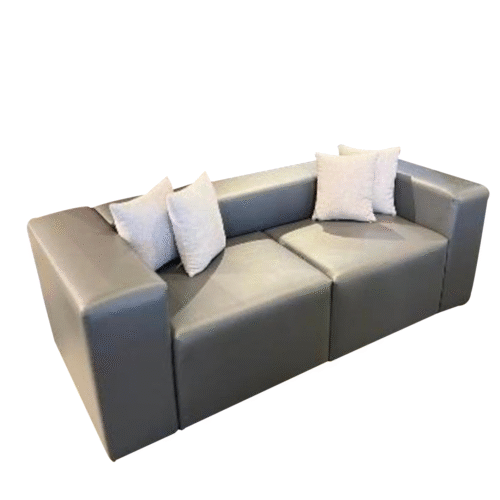 modern leather sofa set, 2 Armchairs + 3-Seater Sofa