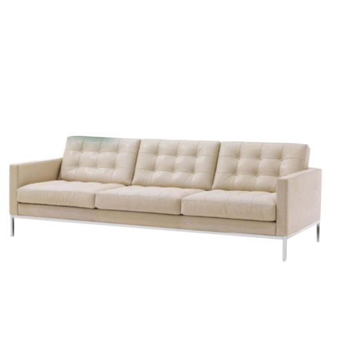 modern leather sofa set, 2 Armchairs + 3-Seater Sofa