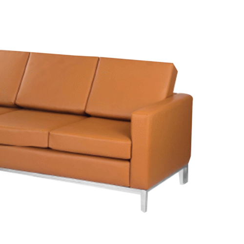 modern leather sofa set, 2 Armchairs + 3-Seater Sofa