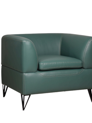 modern leather sofa set, 2 Armchairs + 3-Seater Sofa