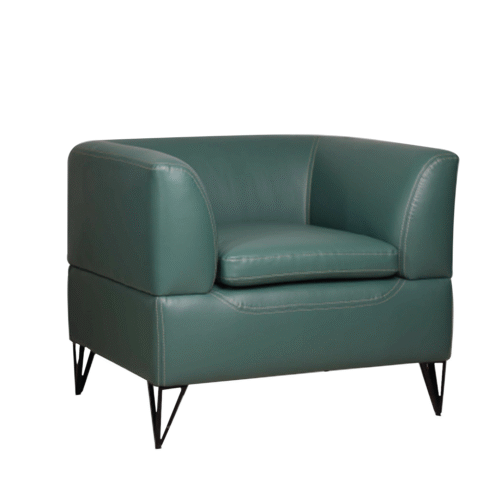 modern leather sofa set, 2 Armchairs + 3-Seater Sofa