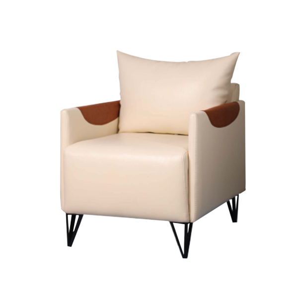 modern leather sofa set, 2 Armchairs + 3-Seater Sofa