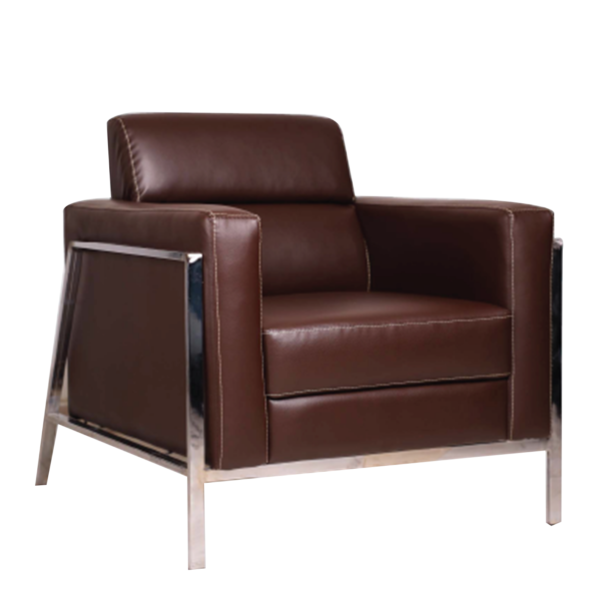 modern leather sofa set, 2 Armchairs + 3-Seater Sofa
