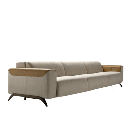 modern leather sofa set, 2 Armchairs + 3-Seater Sofa