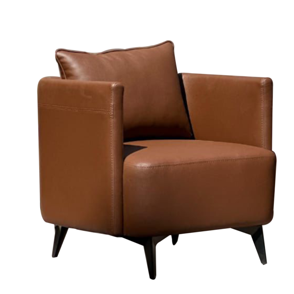 modern leather sofa set, 2 Armchairs + 3-Seater Sofa