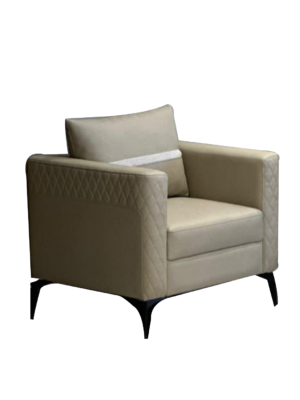 modern leather sofa set, 2 Armchairs + 3-Seater Sofa