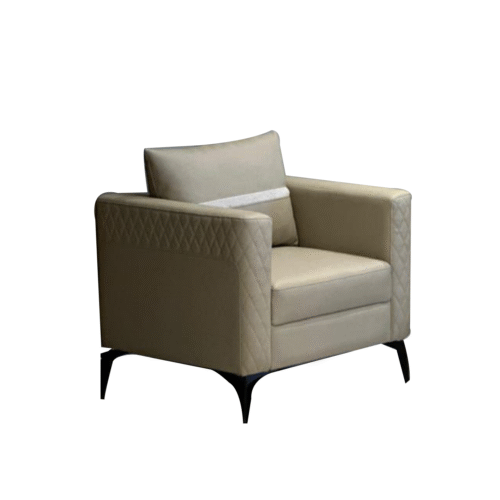 modern leather sofa set, 2 Armchairs + 3-Seater Sofa