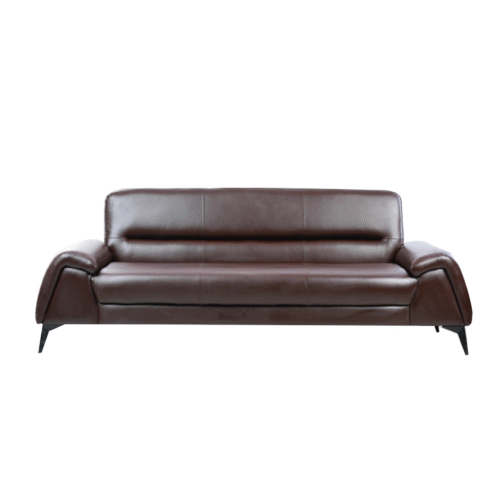 modern leather sofa set, 2 Armchairs + 3-Seater Sofa