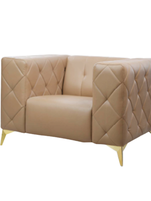modern leather sofa set, 2 Armchairs + 3-Seater Sofa