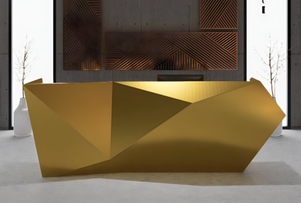 Reception desk starting from a size of 2 meters, including a drawer unit.