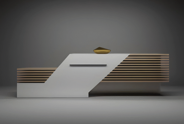 Reception desk starting from a size of 2 meters,