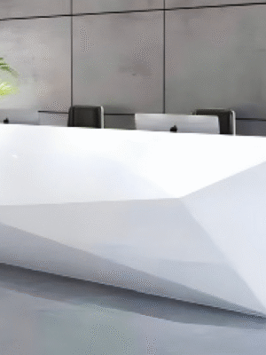 Reception desk starting from a size of 2 meters,