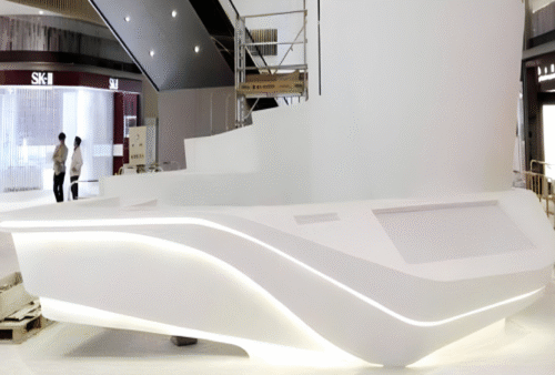 Reception desk starting from a size of 2 meters,