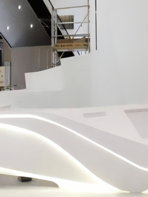 Reception desk starting from a size of 2 meters,