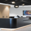 Reception desk starting from a size of 2 meters,