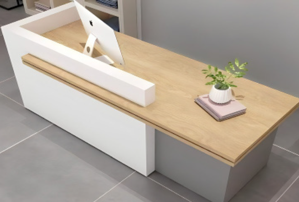 Reception desk starting from a size of 2 meters, price per meter squared