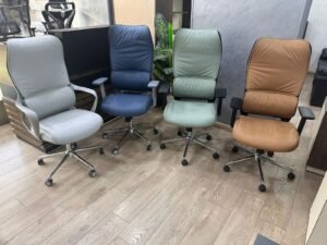 Modern Executive leather chair with high back