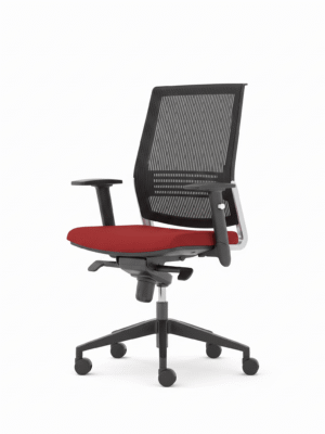 Pulse Red Mesh Task Chair