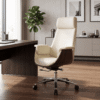 Chair 16 - Lifestyle Ivory Sculpted Executive Chair