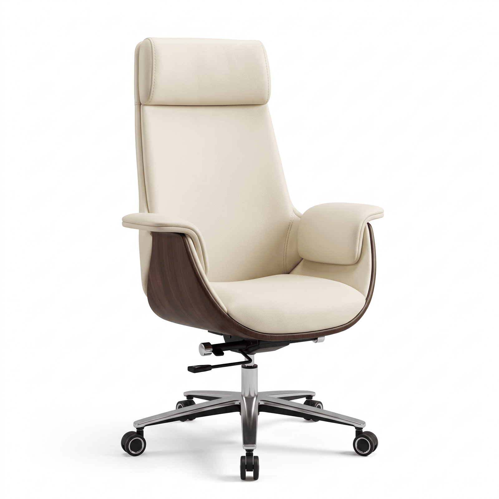 Ivory Sculpted Executive Chair