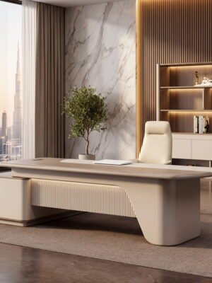 Solace Fluted Executive Desk