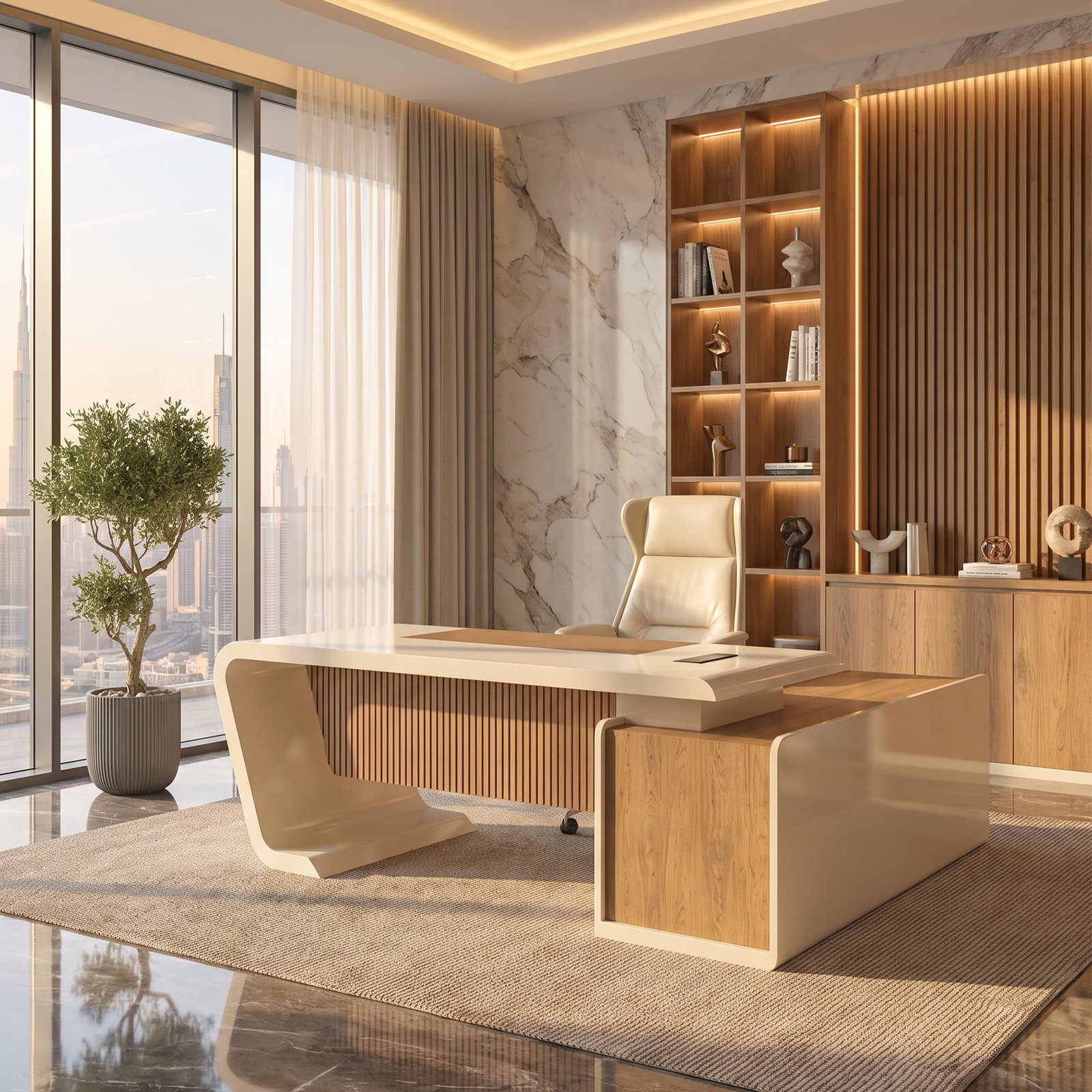 White Office MDF furniture collection