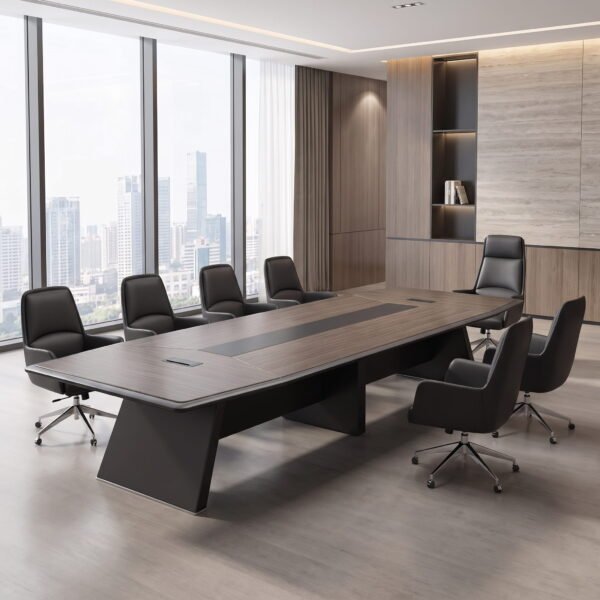 Meeting Table 01 - Lifestyle Vanta Boat-Shaped Meeting Table