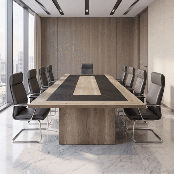 Monogram Two-Tone Meeting Table