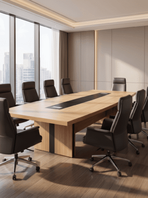 Axis Walnut Conference Table