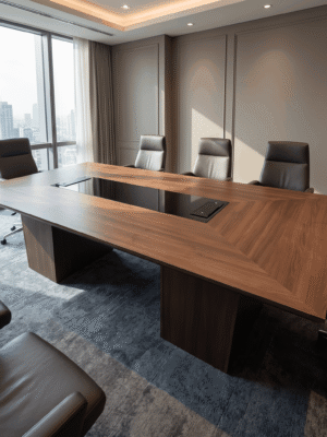 Summit Walnut Boardroom Table