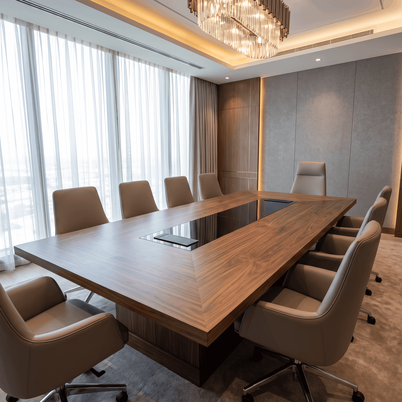 Regent Inlay Boardroom Table
