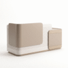 Calm Rounded Reception Desk