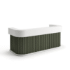 Verde Fluted Reception Desk