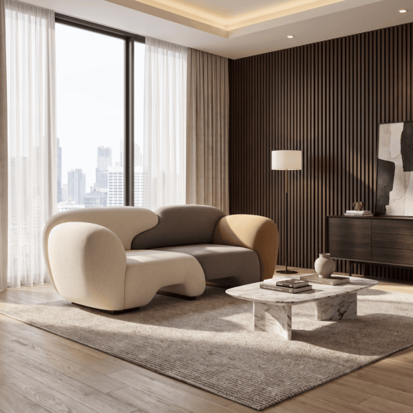 Duo Sculpted Lounge Sofa