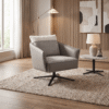 Halo Grey Swivel Lounge Chair