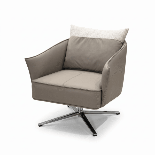 Halo Grey Swivel Lounge Chair