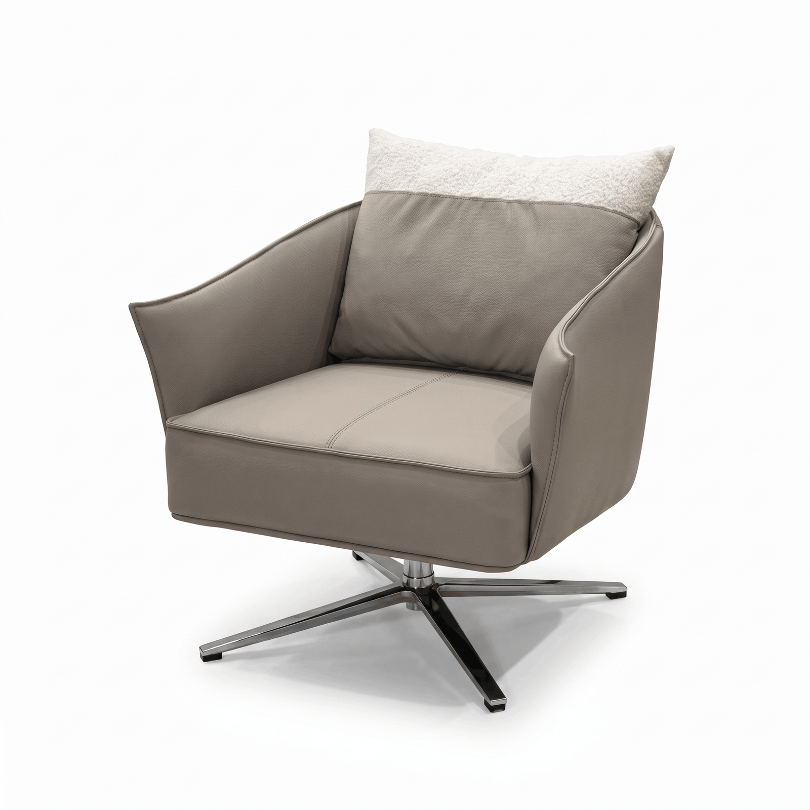 Halo Grey Swivel Lounge Chair