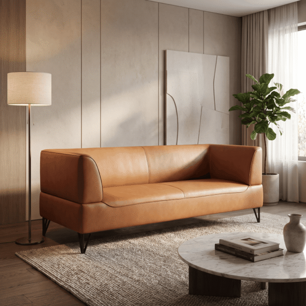 Sofa 11 - Lifestyle Cove Cognac Sofa